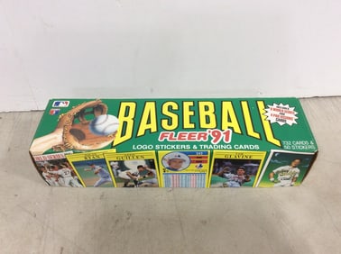 Fleer 1991 baseball cards set