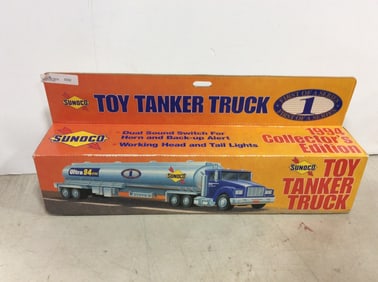 Sunoco toy tanker truck collectible(new in box)