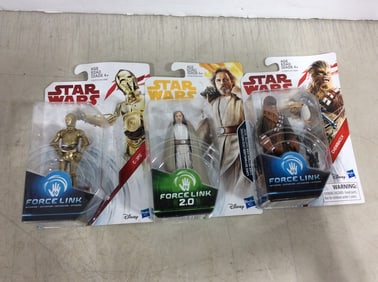 Star Wars collectibles(Chewbacca, C-3PO, and more)