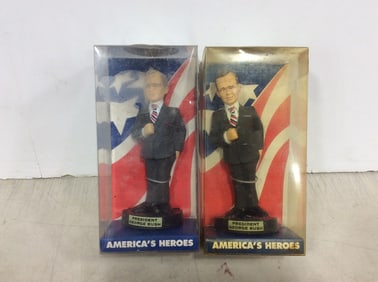 America's Heroes collectibles(George Bush-new in box)