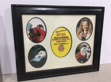Framed wall decor(12.5in.x15.5in.)