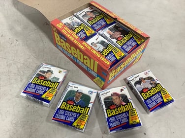 1988 Fleer Baseball Logo Stickers & Trading Cards *SEALED*