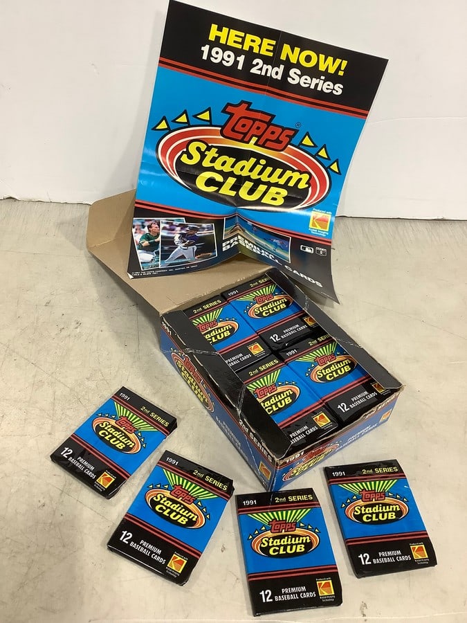 1991 Topps Stadium Club Premium Baseball Cards *SEALED* (1 of 1)