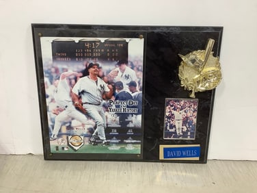 David Wells New York Yankees Plaque (13inx16in)