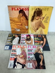 Various Adult Magazines (playboy and forum)