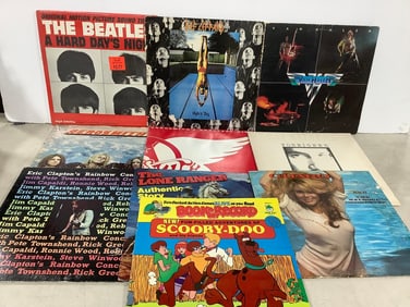 Various Records (Charo, The Beatles, and more)
