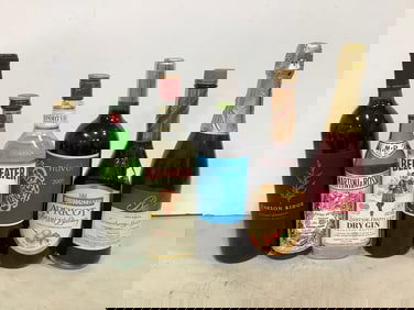Various Liquor Bottles SEALED (Balic American, Beefeater, Martini & Rossi)