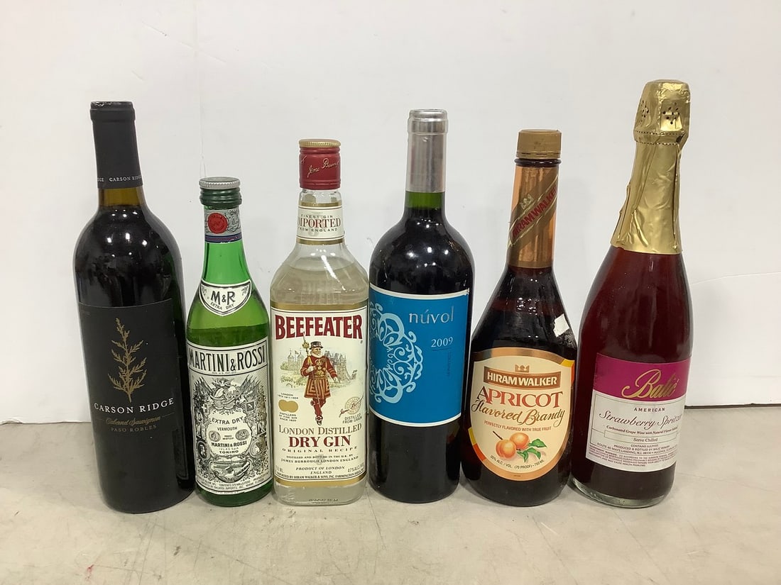 Various Liquor Bottles SEALED (Balic American, Beefeater, Martini & Rossi): Various Liquor Bottles SEALED (Balic American, Beefeater, Martini & Rossi)