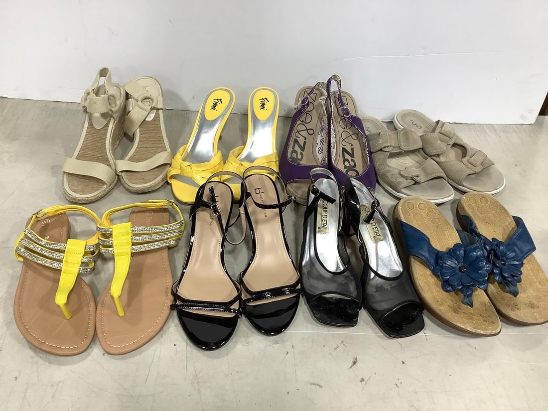 Various heels/wedges(Boston Design Studio, Zoe & Zac, Fioni, and more-sizes 7.5-8): Various heels/wedges(Boston Design Studio, Zoe & Zac, Fioni, and more-sizes 7.5-8)
