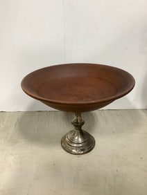 Sterling silver compote(6in.tall)