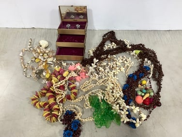 Costume jewelry and organizer case