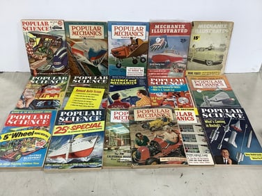 Popular Mechanics and Popular Science vintage magazines