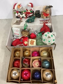 Various Christmas ornaments