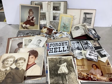 Vintage Scrapbooks, Photographs, and more