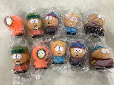 Various South Park Figures