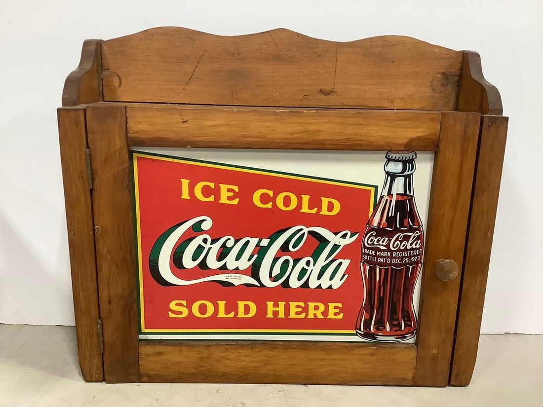 Vintage Coca-Cola Wall Hanging Shelf (19.5inx22.75inx6.25in) (1 of 1)