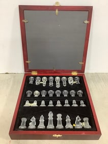 Glass Chess Set (playing board on top)