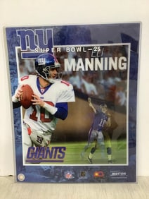 NY Giants Peyton Manning Print (16.5inx20in)