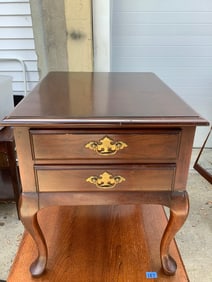 Wooden nightstand with 2 drawers(26in.x20in.x23in.)