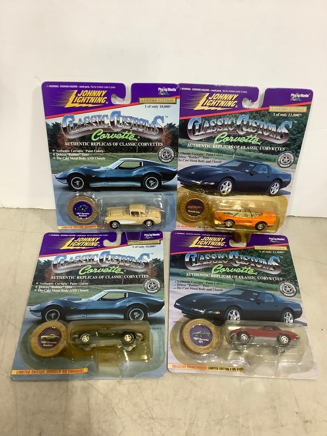 Johnny Lightning Classic Customs Corvette collectibles(new in box) (1 of 1)
