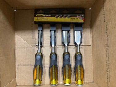 Stanley four wood chisels set