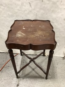 Small wooden table(16in.x16in.x23in.)