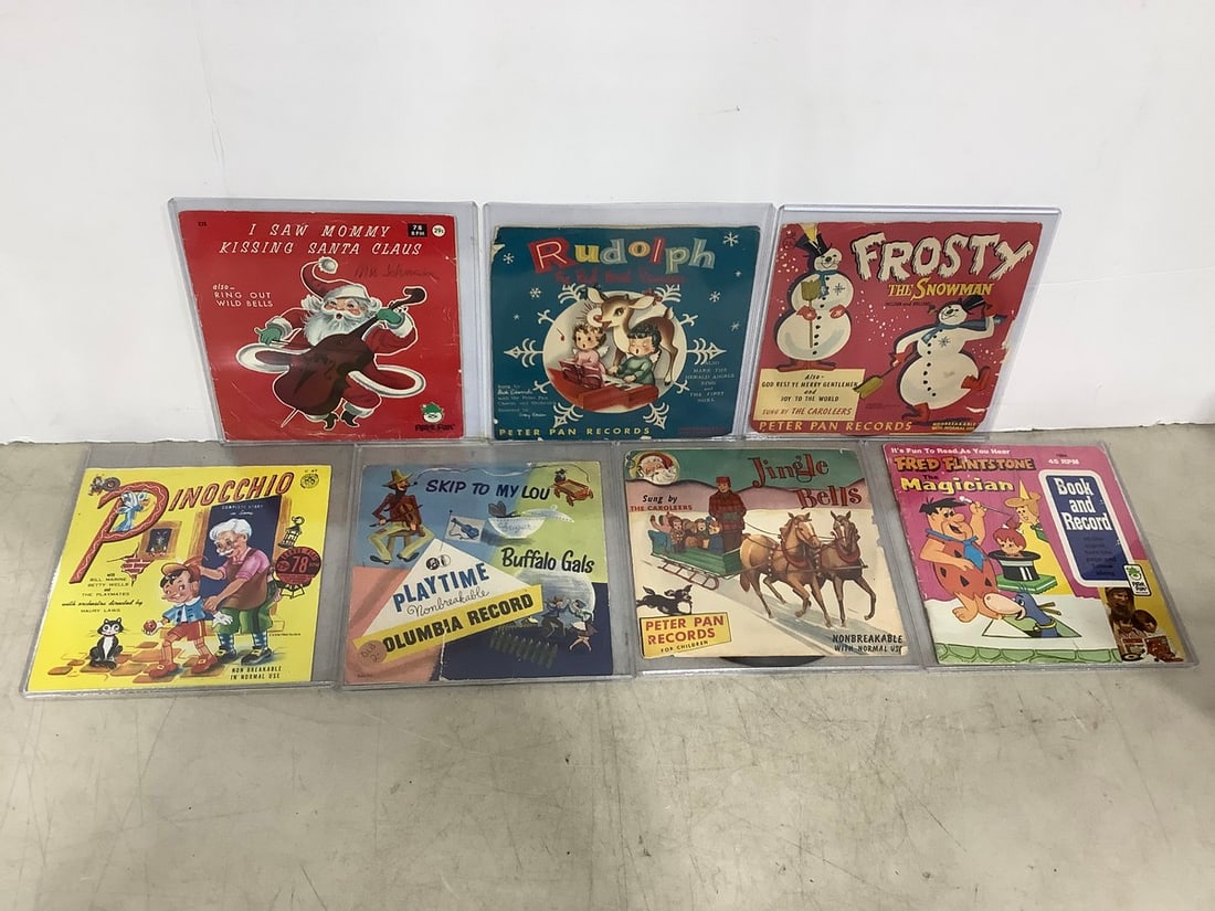 Vintage 45s *all have plastic covers*: Vintage 45s *all have plastic covers*