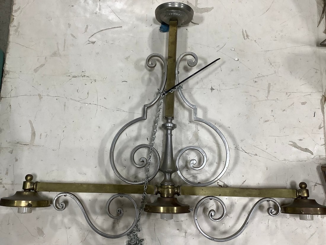 Three Bulb Hanging Light Fixture (25inx37in) (1 of 1)