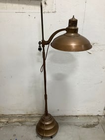 Brass General Electric Sunlamp (64in Tall)