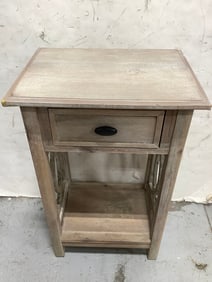 Wooden Nightstand Table (28inx17.5inx13.5in)