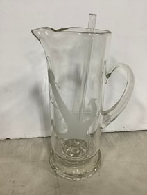 Vintage Cocktail Pitcher (12.25in Tall)
