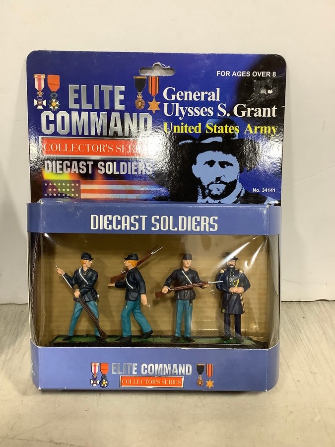 Elite Command diecast soldiers(General Ulysses S. Grant-new in box) (1 of 1)