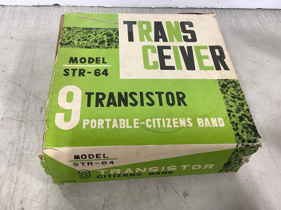 9 transistor portable citizens band (model STR-64): 9 transistor portable citizens band (model STR-64)