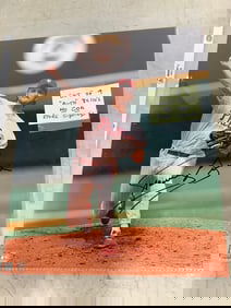 Philadelphia Phillies Tommy Greene autographed photographic print(8in.x10in.)