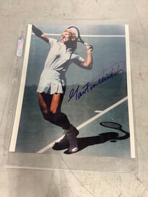 Martina Navratalova autographed photographic print(8in.x10in.)