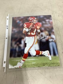 Steve Bono Kansas City Chiefs autographed photographic print(8in.x10in.)