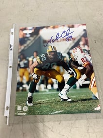 Mark Chmura Green Bay Packers autographed photographic print(8in.x10in.)