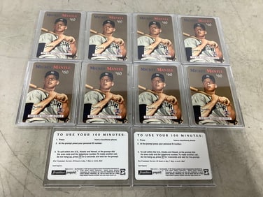 Mickey Mantle collectible cards