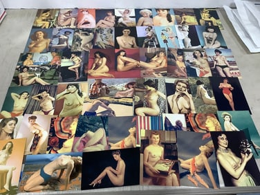Pornographic postcards