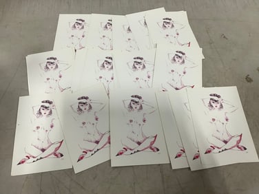 2001 Pornographic postcards