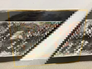 Framed and signed artwork(16in.x20in.)