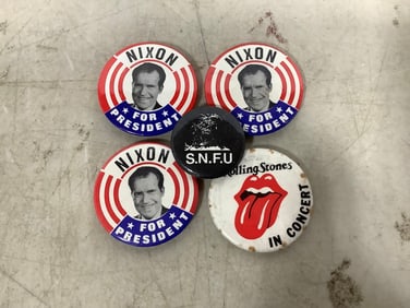 Various pins(political and more)
