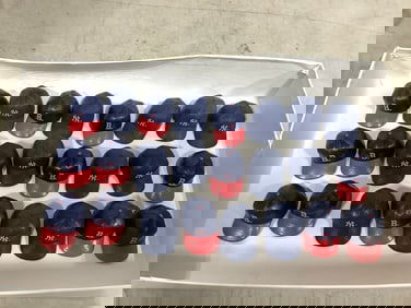 Yankees and Red Sox checker pieces