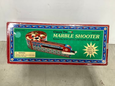 Classic Tin Marble Shooter (new in box)