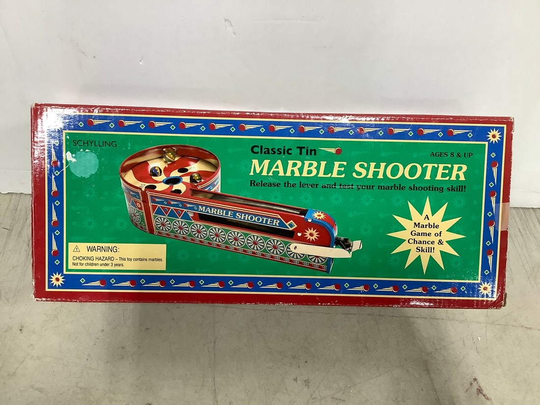 Classic Tin Marble Shooter (new in box): Classic Tin Marble Shooter (new in box)