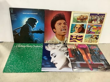 Vintage records(Johnny Cash, Little Richard, and more)