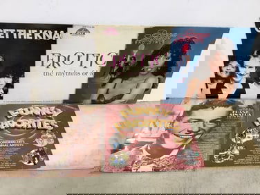 Vintage records(Donna Summer, Frank Sinatra, and more)