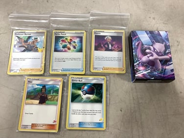 Mewto Battle Deck and Various Pokemon Cards