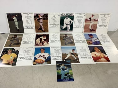 Various Baseball Induction Day Prints (Babe Ruth, Ted Williams, etc)