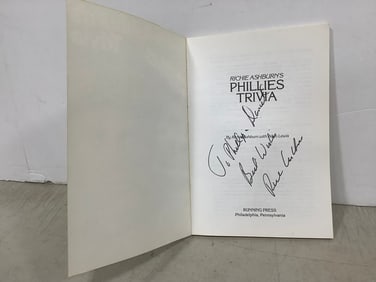 Phillies Trivia by Richard Ashburn *signed by author*